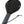 Load image into Gallery viewer, The Black Leather Gentle Persuasions Paddle is shown against a blank background with the fuzzy side facing up. The paddle is rounded with a straight leather handle with a wrist loop at the base. The paddle is covered in black faux fur.
