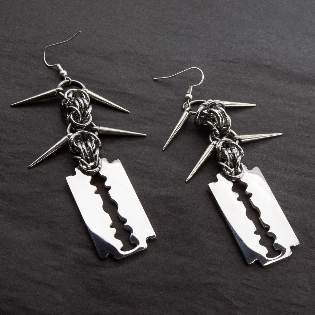 Razor Earrings-The stockroom