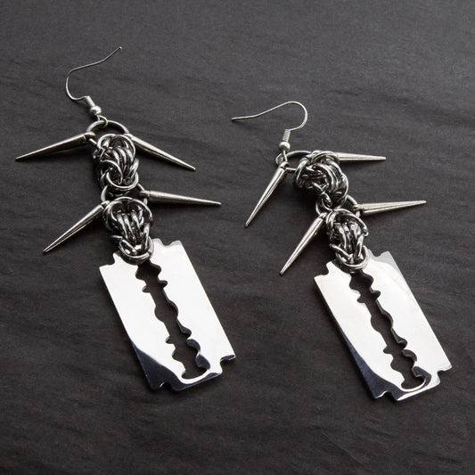 Razor Earrings-The stockroom
