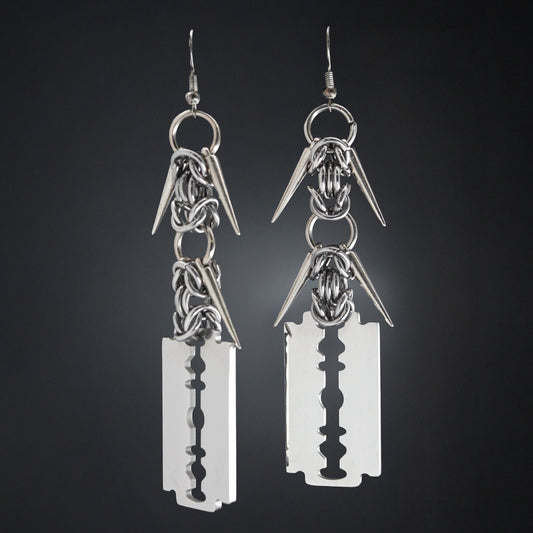 Razor Earrings-The stockroom