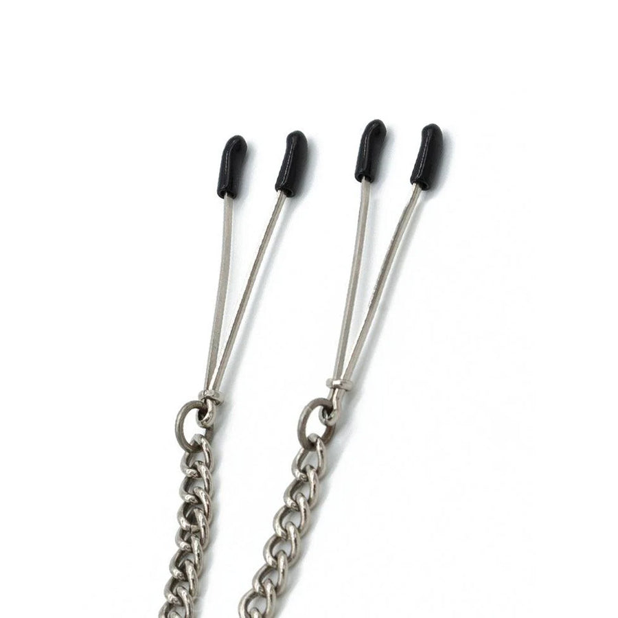 The Tweezer Clamps/Cock Ring Set is displayed against a blank background.