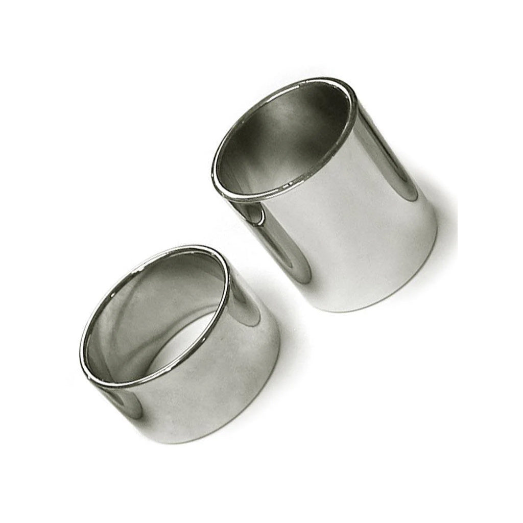 2 sizes of the Chrome Ball Stretcher is shown against a white background .