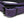 Load image into Gallery viewer, A close-up of the purple leather Buckling Collar With Nipple Clamps is displayed against a blank background, showing the adjustable strap of the collar.

