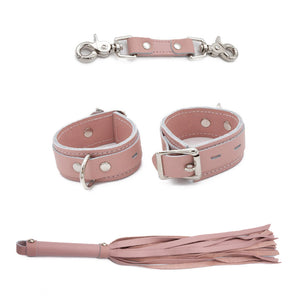 Stupid Cute Wrist Restraint and Flogger Bundle