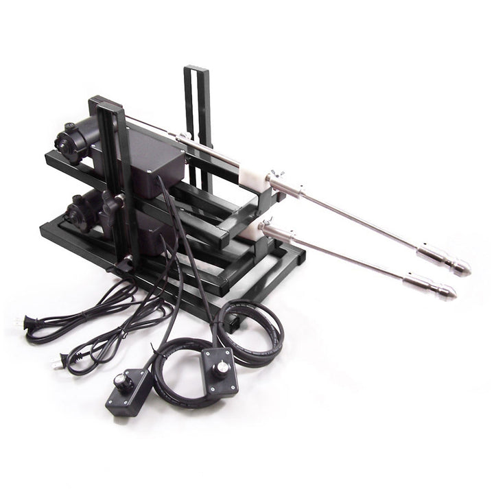 Red Devil Double Penetrating Sex Machine-The Stockroom