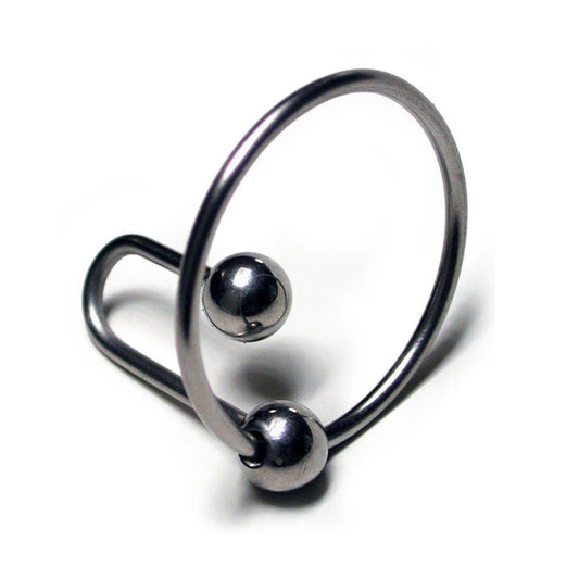 Double Ball Headring with Sperm Stopper-The Stockroom