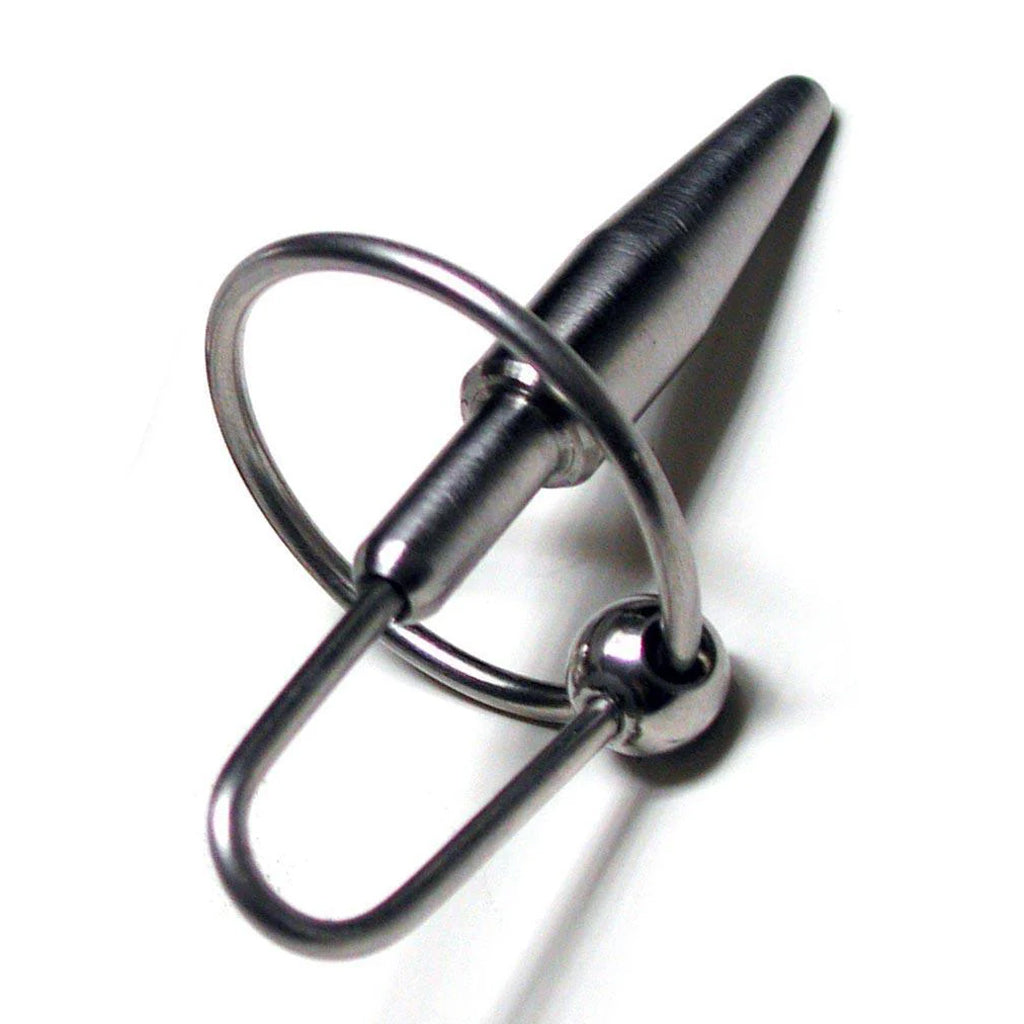The head ring with penis plug is shown on a white background. 
