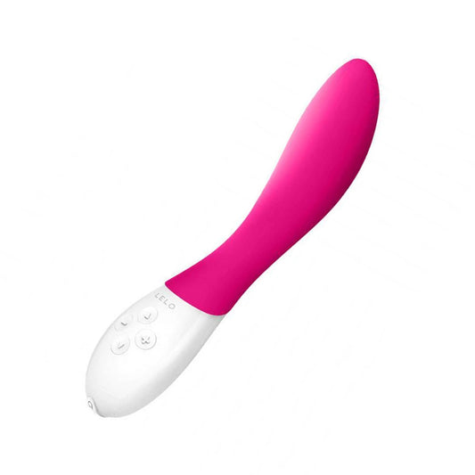 The lelo mona 2 G spot Vi brator is shown on a blank background.