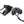 Load image into Gallery viewer, A pair of Mystim Barry Bite Bi-Polar Clamps are displayed against a blank background. 
