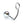 Load image into Gallery viewer, The silver stainless steel Trailer Hitch Echo is displayed against a blank background. It is a hook with an anal plug ball on the shorter end and a cock ring on the longer end.
