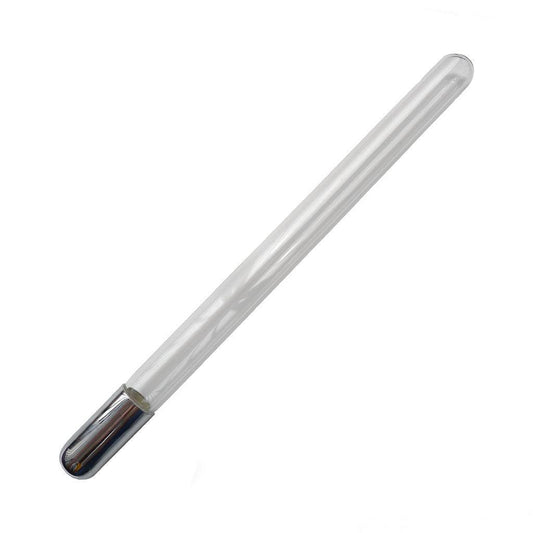 The Kinklab Probe Neon Wand Attachment, a thin glass tube with a metal base, is displayed against a blank background.