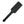 Load image into Gallery viewer, The Tantus Plunge Paddle is displayed against a blank background. The paddle is rectangle-shaped and has a cylindrical handle. It is made of matte black silicone.
