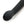 Load image into Gallery viewer, A close-up of the bottom of the handle of the Tantus Plunge Paddle is shown against a blank background. The handle has a curved, bulbous end, which has a small hole at the top. 
