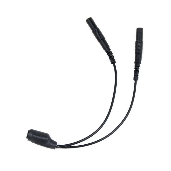 A Mystim Adaptor Wire 2mm Round Plug (Female) is displayed against a blank background.