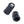 Load image into Gallery viewer, A pair of black rubber Gripper Nipple Suction cups are displayed against a blank background. They are half-cylinder shaped and are hollow with a small loop at the top.
