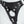 Load image into Gallery viewer, A closeup of the front of the Minx Licorice Leather Strapon Harness on the lower half of a mannequin is shown against a white background.
