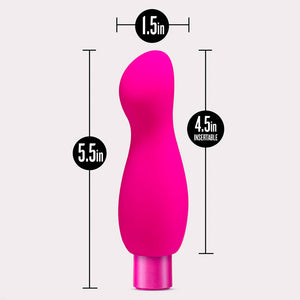 Noje B1 Lily Silicone G-Spot & Bullet Vibrator, Pink-The Stockroom
