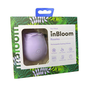 InBloom Rosales Sucking Vibrator, Lavender