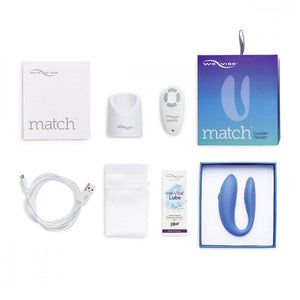 We-Vibe Match Couples Vibrator, Periwinkle Blue