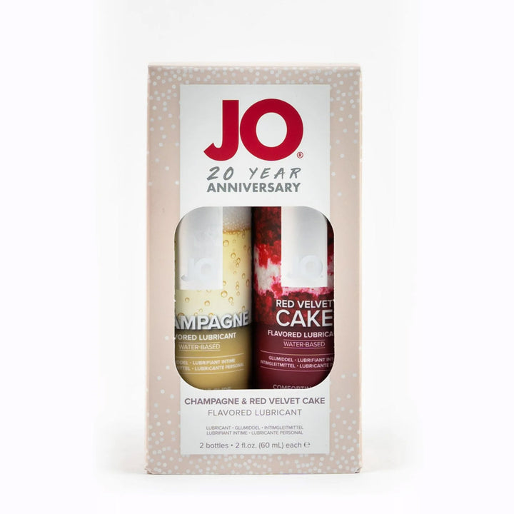 JO 20 year Anniversary Flavored Water Based Lubricant, 2 Pack