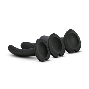 Twist Silicone Dildo Kit- Set of 3