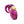 Load image into Gallery viewer, A chastity cage made of pink glittery plastic with a brass padlock on the top. 
