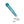 Load image into Gallery viewer, A Le Wand Dive Submersible Wand Massager with a dark teal silicone head and shimmery teal handle with 3 white buttons down the middle is shown against a white background. A white charging cord is inserted into the base of the wand handle.
