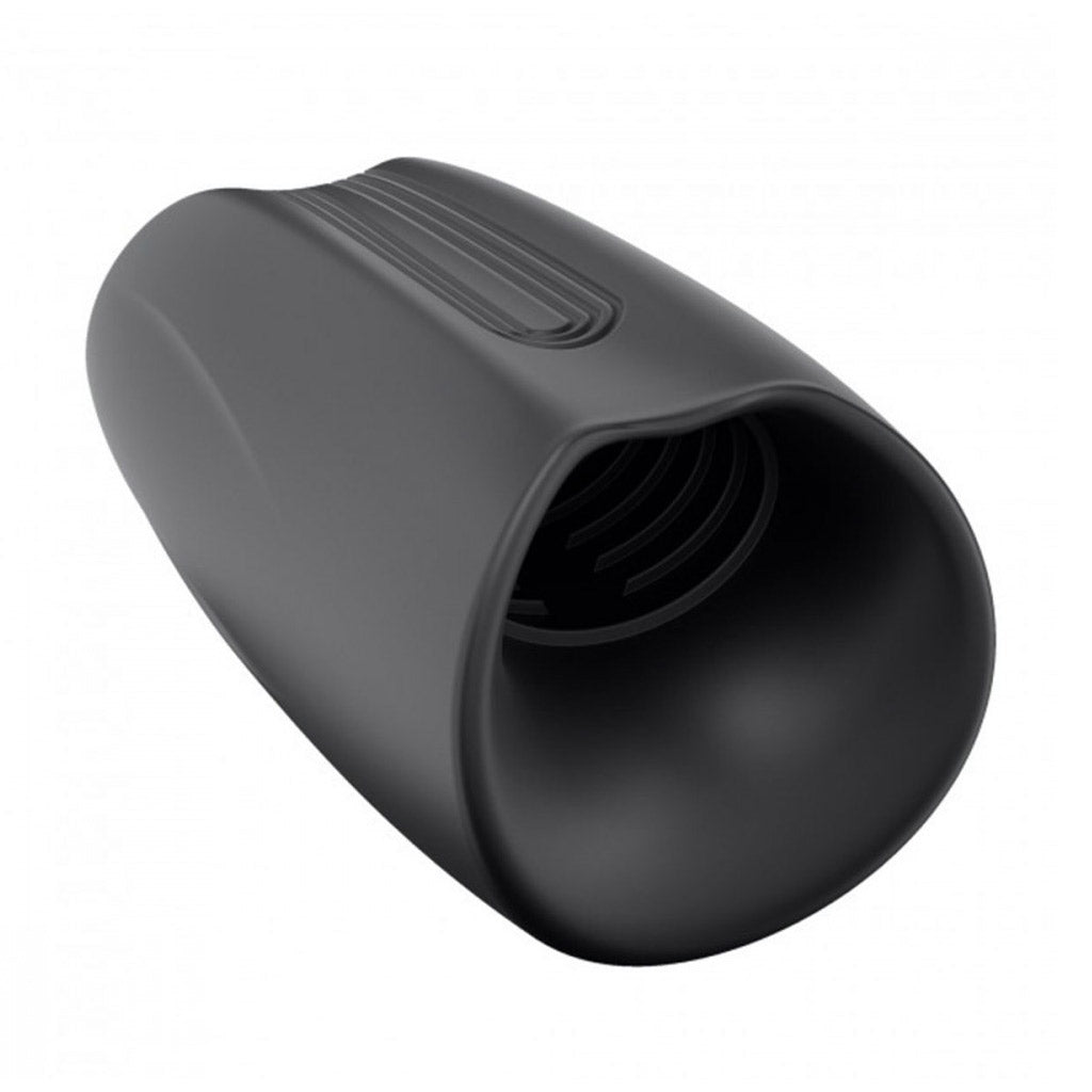 Single shot of the black casing of the Man Wand Pump One. 