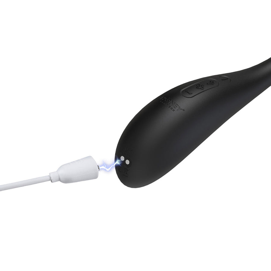 Honey Play Box Aira App-Controlled Inflatable Kegel Ball, Black-The stockroom