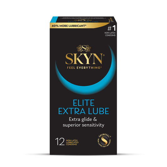 SKYN Non-latex condoms, Extra lube, 12 pack - THE STOCKROOM