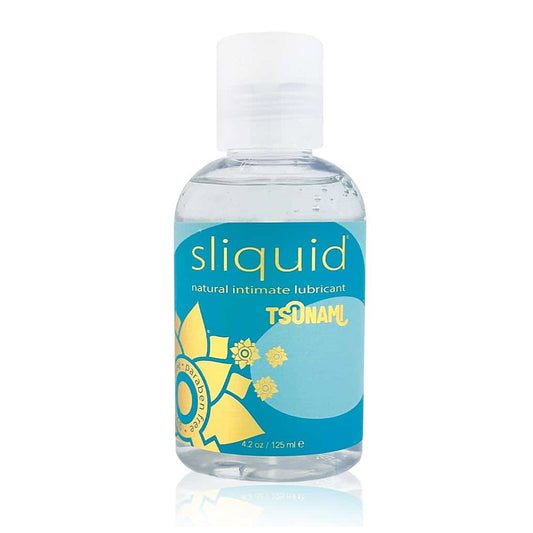 A bottle of Sliquid Tsunami, Ultra Thick, 4.2 oz is shown against a white background.