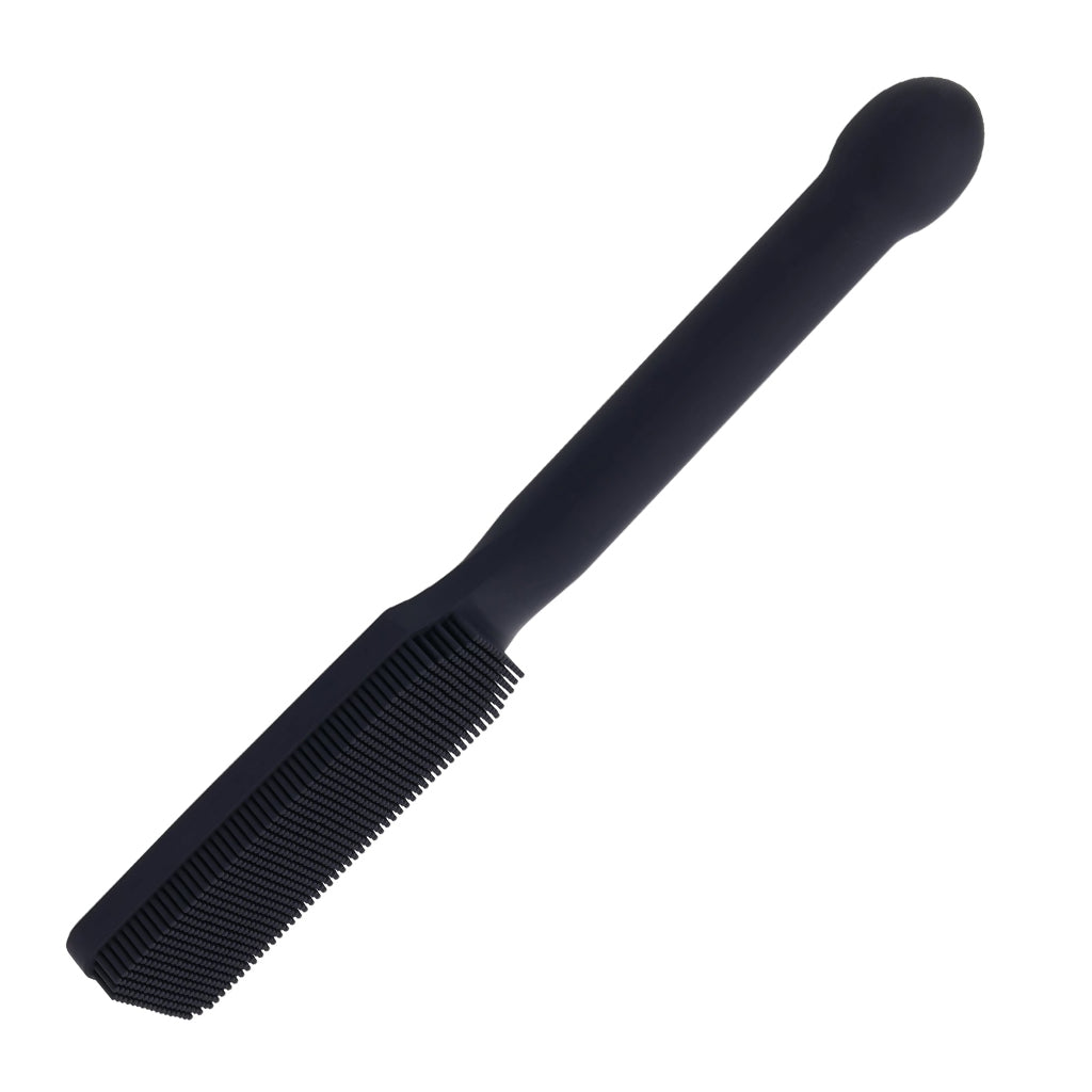 Black paddle on a white background
