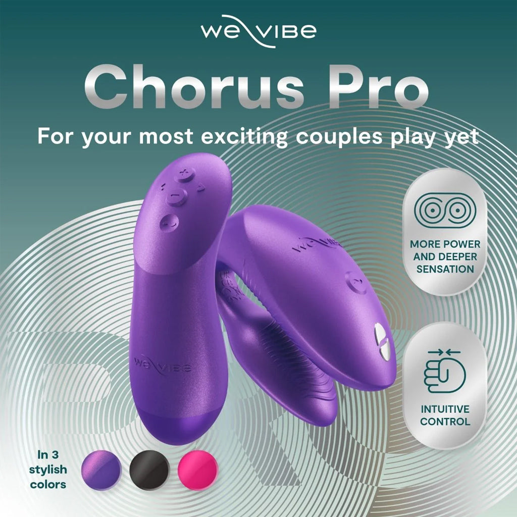 We-vibe Chorus Pro Vibrator Cosmic Purple- The stockroom