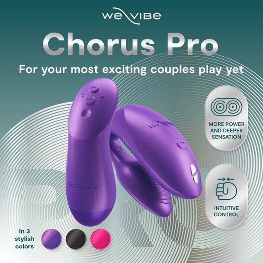 We-vibe Chorus Pro Vibrator Cosmic Purple- The stockroom