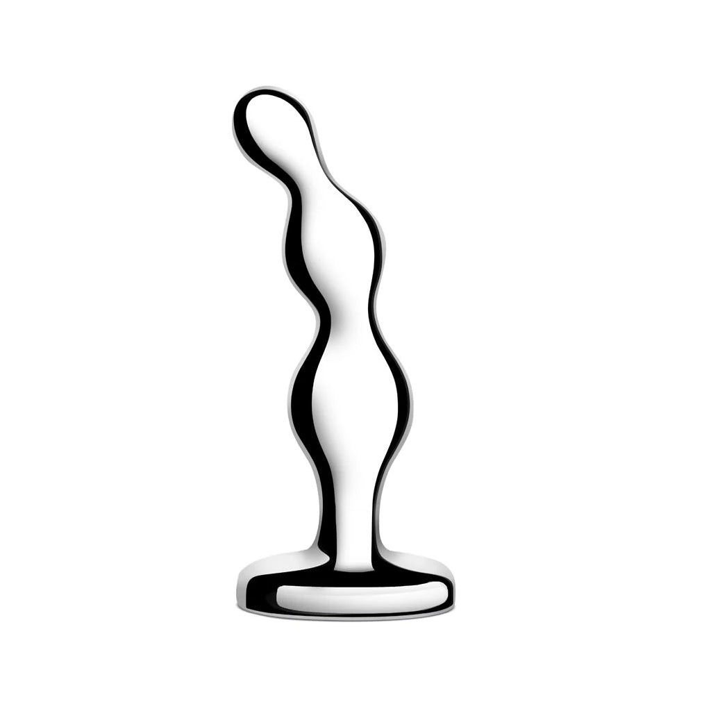 B-Vibe stainless steel anal beads-The Stockroom