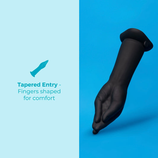 B-Vibe vibrating silicone fisting dildo-The Stockroom