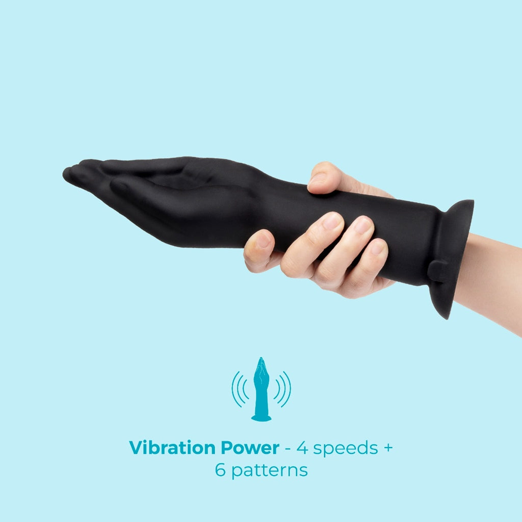 B-Vibe vibrating silicone fisting dildo-The Stockroom