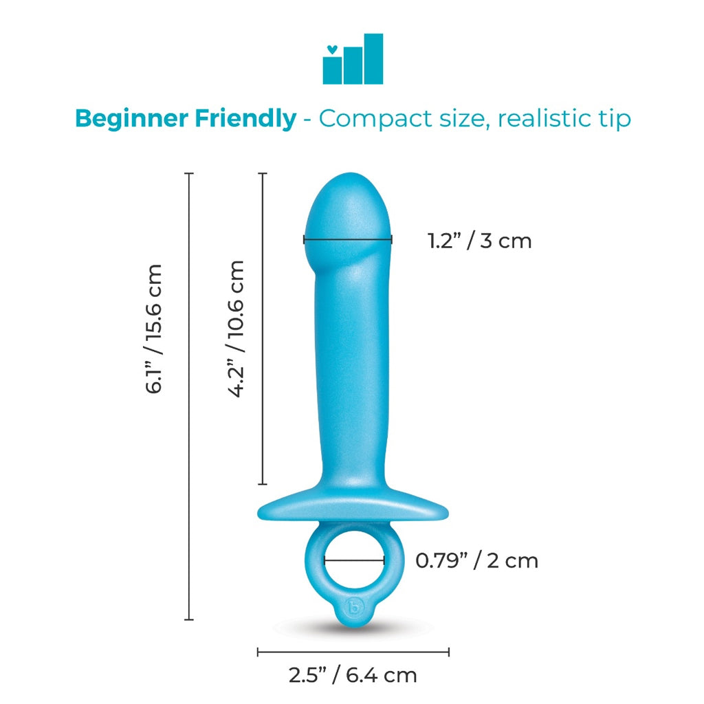 B-vibe lil dil silicone anal dildo-The Stockroom