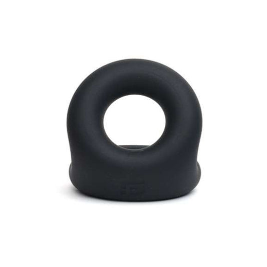 The front of the rugby cock and balls ring is shown on a white background