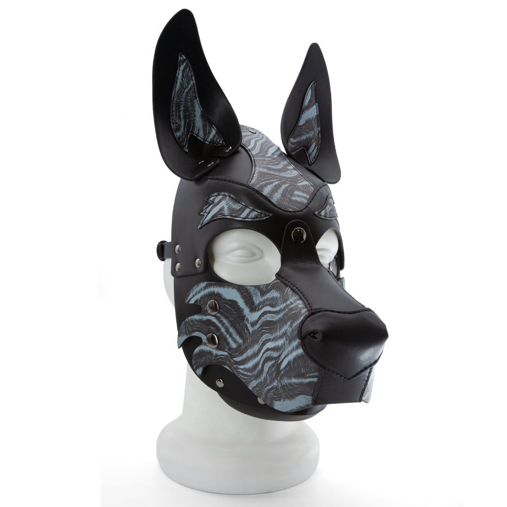 Pup 2.0 Hood Black Grey Fur