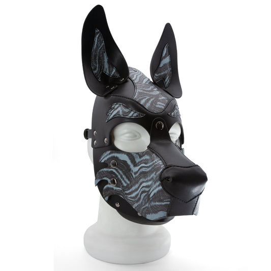 Pup 2.0 Hood Black Grey Fur