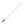 Load image into Gallery viewer, The Rattan Cane With Suede Handle is displayed against a blank background. The cane is made of a straight, thin, cylindrical piece of pale wood with a black suede handle.
