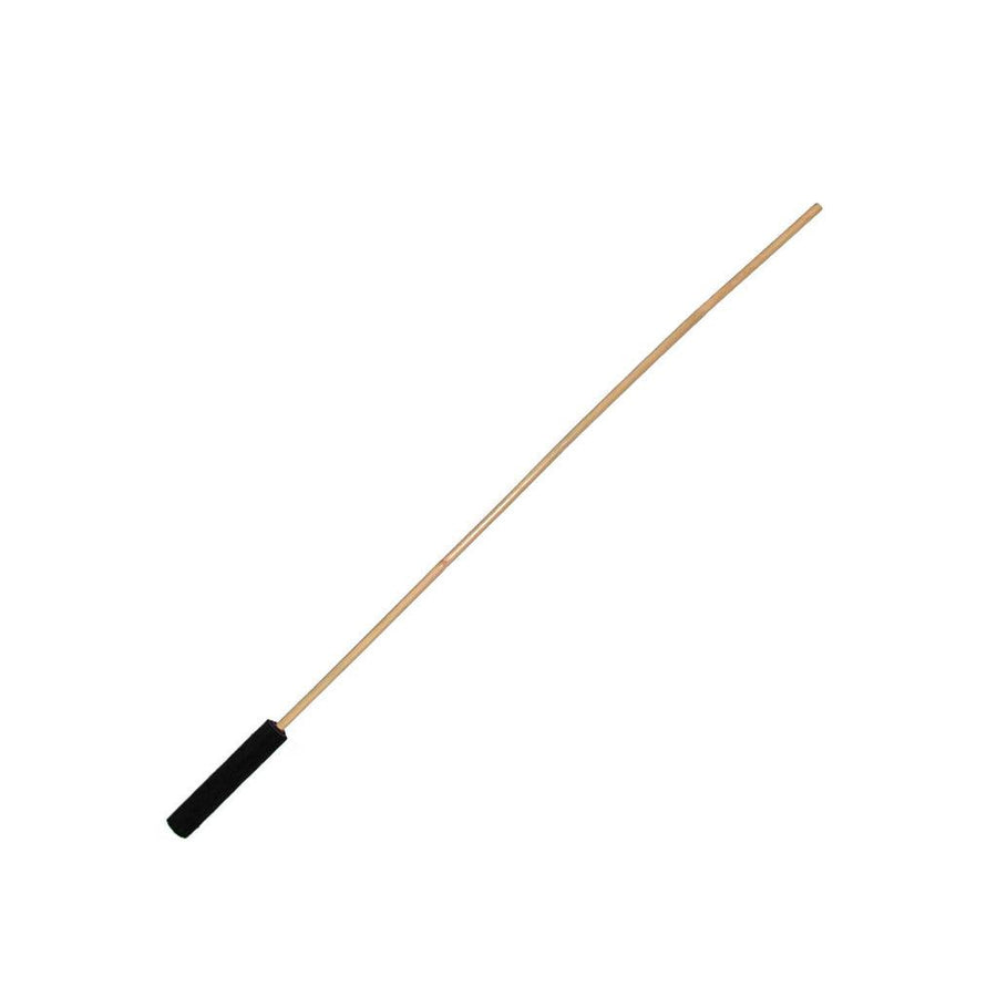 The Rattan Cane With Suede Handle is displayed against a blank background.