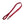 Load image into Gallery viewer, The red leather leash is shown against a blank background. It is made of a thin strip of red leather with a wrist loop at one end and a metal snap hook on the other.
