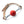 Load image into Gallery viewer, The Medical Silicone Ball Gag is shown against a blank background. The gag is made of a matte red silicone ball with white leather strips on each side. These strips are connected via silver D-rings to an adjustable tan leather strap.
