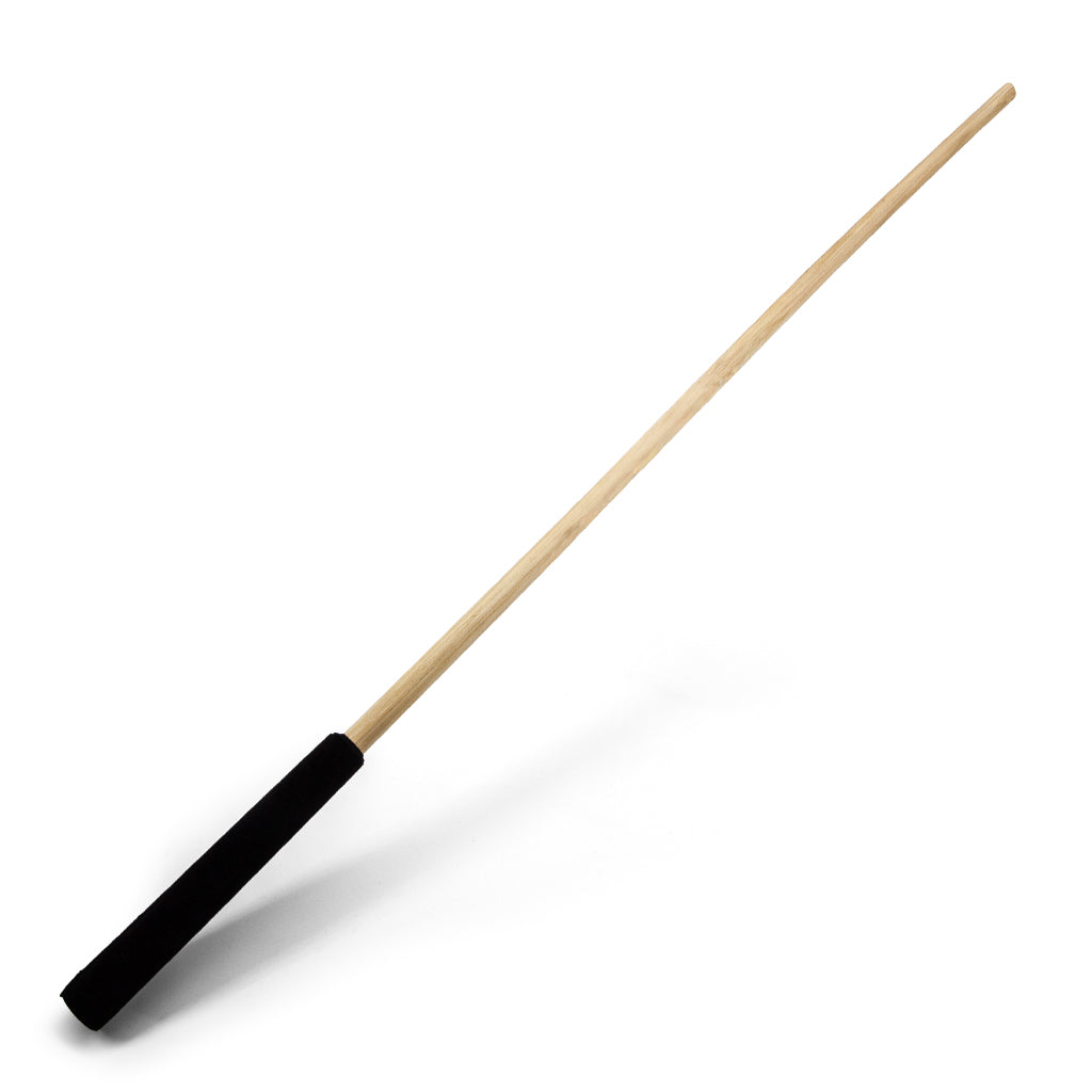 The 33" thick rattan cane is shown on a white background. 