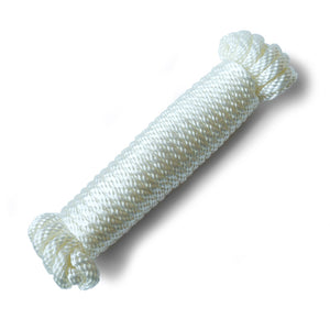 The white Kinklab Bondage Rope is shown coiled up against a blank background.