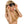 Load image into Gallery viewer, A topless blonde woman with her hair covering her breasts is shown posing in front of a blank background. She is lifting the Kinklab Padded Blindfold away from her eyes and looking up at the camera.
