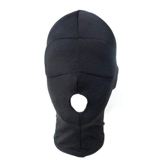 Spandex Hood w/blindfold and open mouth, snug-fit-The Stockroom