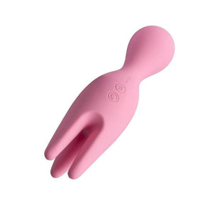 SVAKOM Nymph Soft Moving Finger Vibrator, Pink-The Stockroom